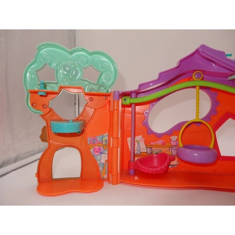 LPS Littlest Pet Shop Orange Clubhouse Tree House PlaySet ‎ 2007